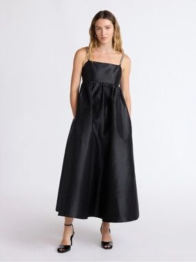 Scoop Taffeta Maxi Dress NWT